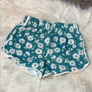 NWOT Stitch Fix Love Glam Girl Floral Soft Shorts Size Youth L Girls